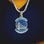 Golden State Warriors Official NBA Logo Pendant