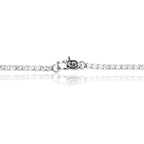 Micro Tennis Chain in White Gold