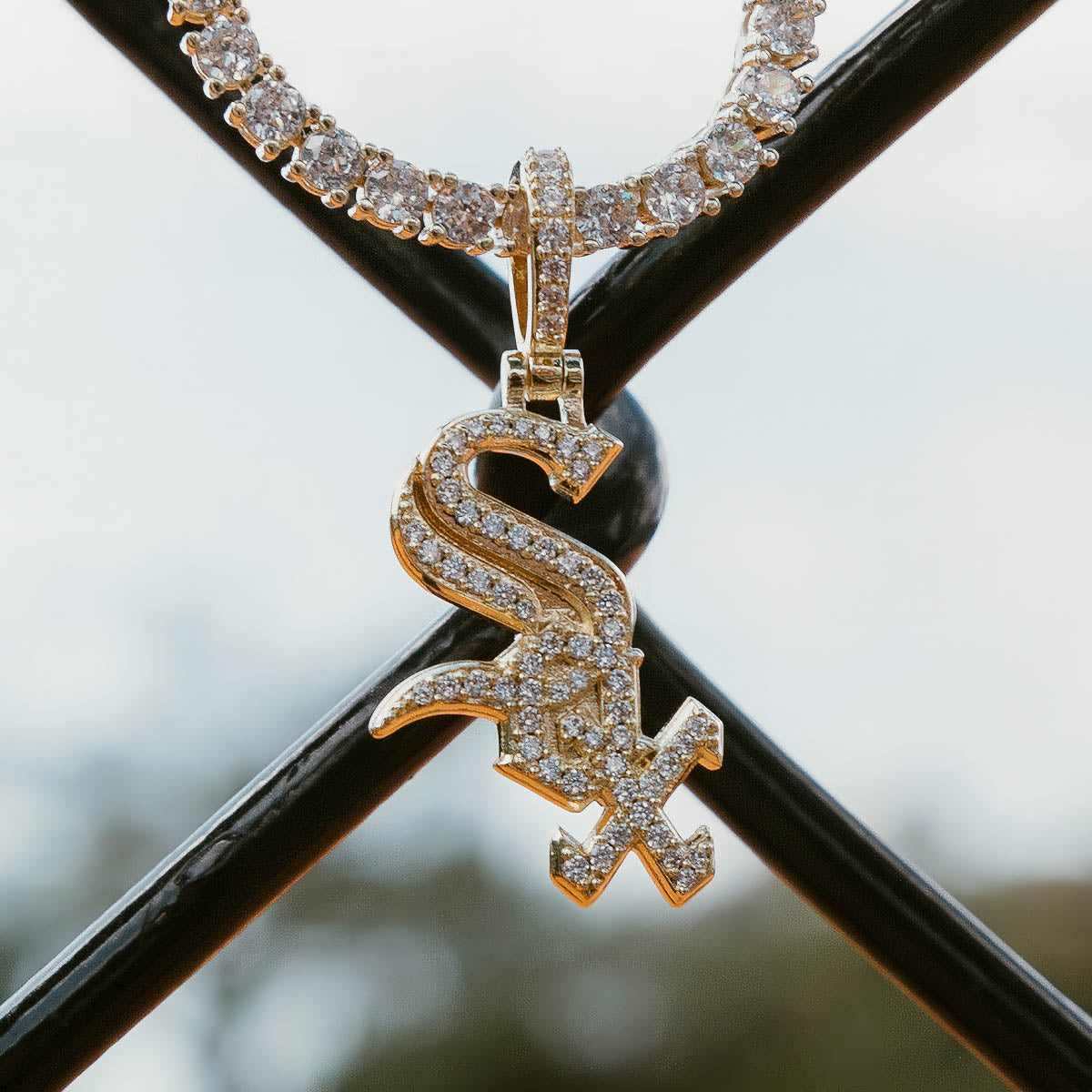 Chicago White Sox Official MLB Micro Logo Pendant