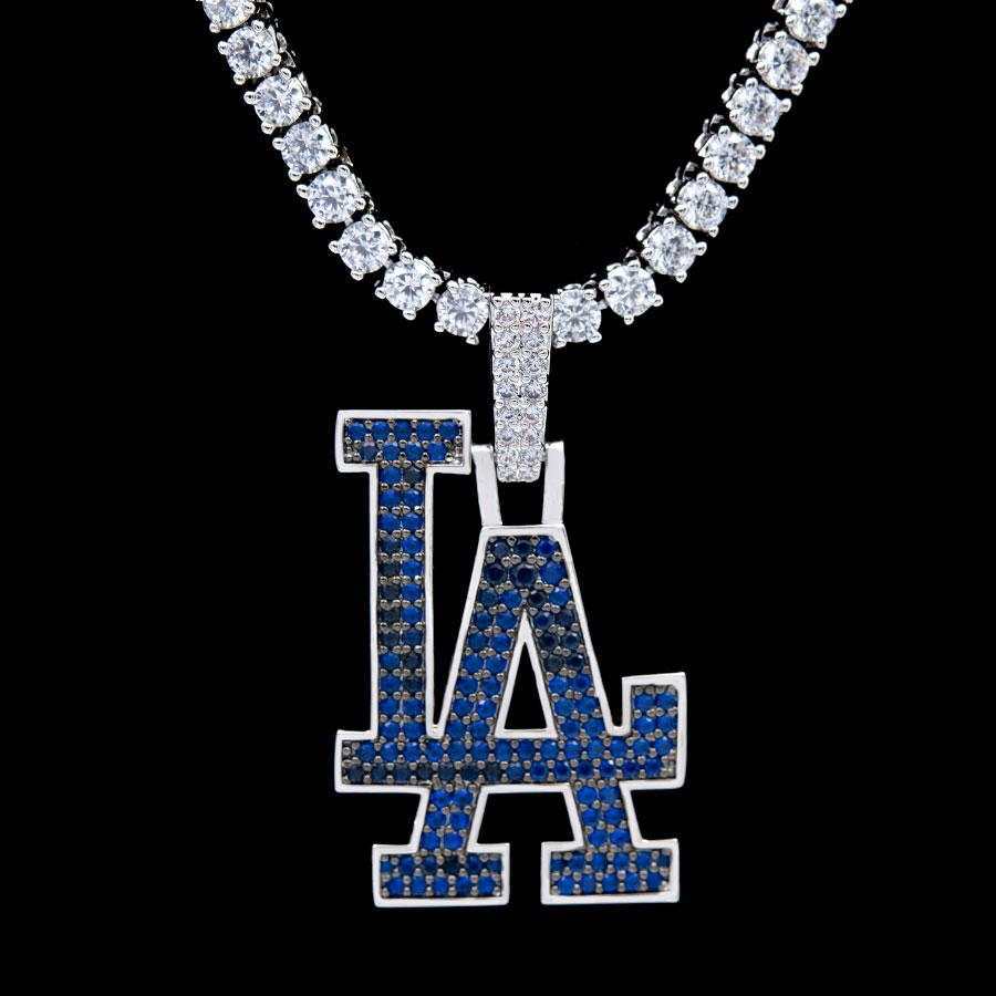 Los Angeles Dodgers 150th Anniversary Official MLB Logo Pendant