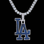 Los Angeles Dodgers 150th Anniversary Official MLB Logo Pendant