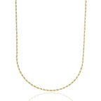 Rope Chain in Yellow Gold - 2mm