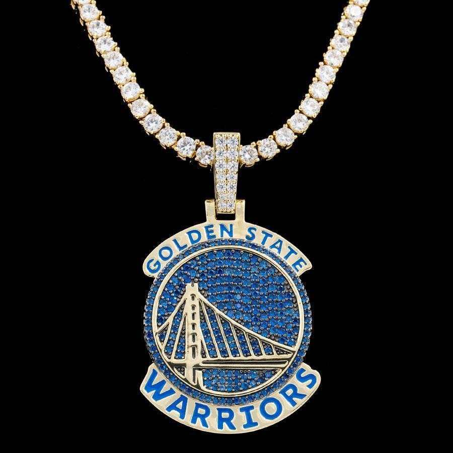 Golden State Warriors Official NBA Logo Pendant