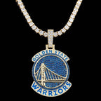 Golden State Warriors Official NBA Logo Pendant