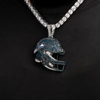 2025 Seattle Seahawks Team Helmet Pendant - White Gold