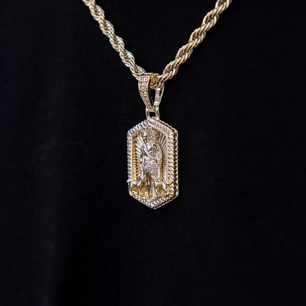 San Lazaro Pendant in Yellow Gold