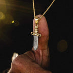 Iced Knife Pendant
