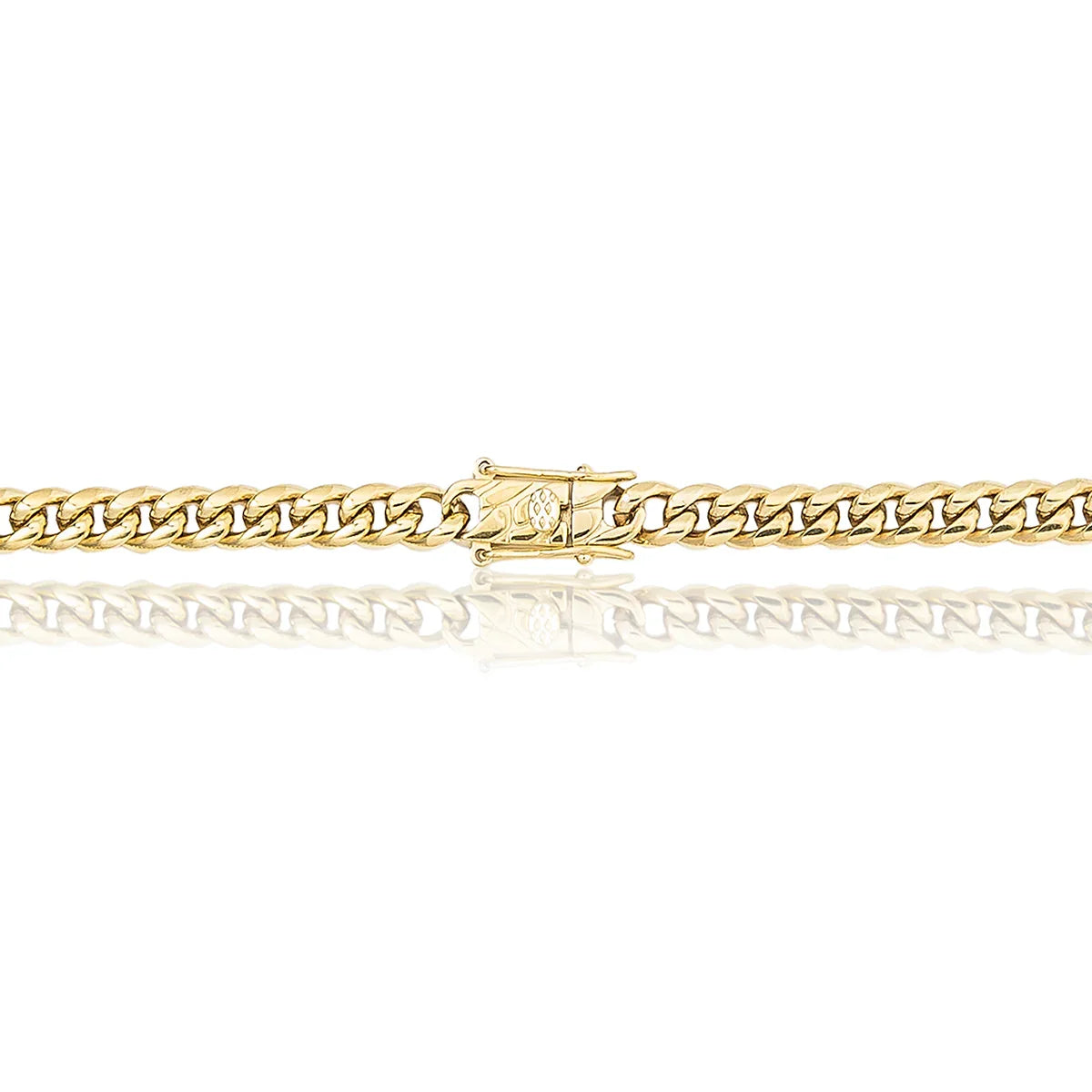 Miami Cuban Chain in Yellow Gold Vermeil - 5mm