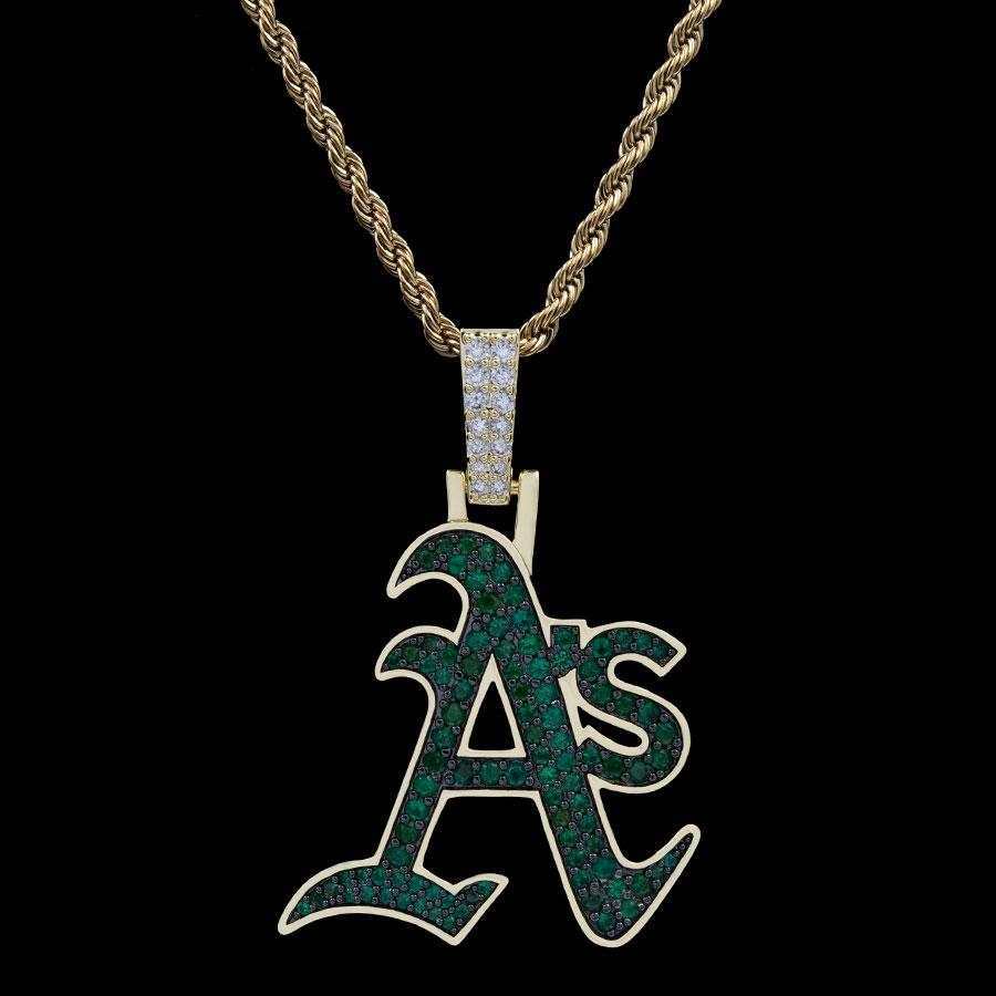 Oakland Athletics Official MLB Logo Pendant