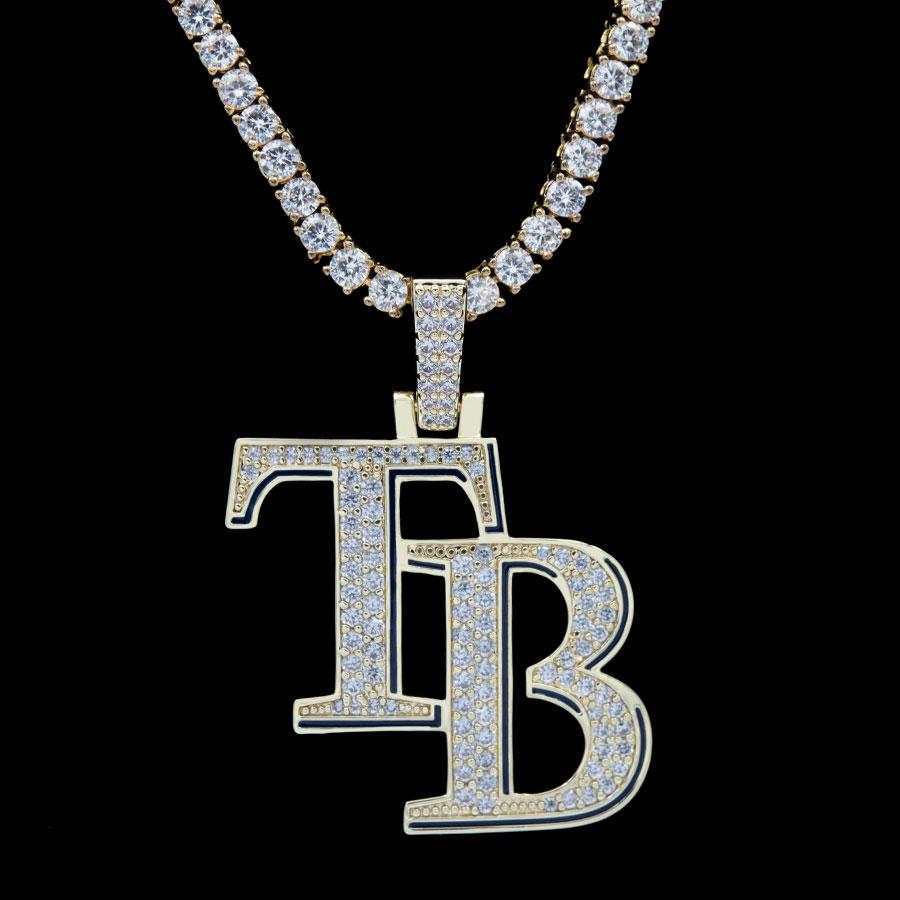 Tampa Bay Rays Official MLB Logo Pendant