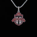 Toronto FC Official MLS Logo Pendant in White Gold