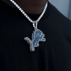 Detroit Lions Official NFL Large Logo Pendant
