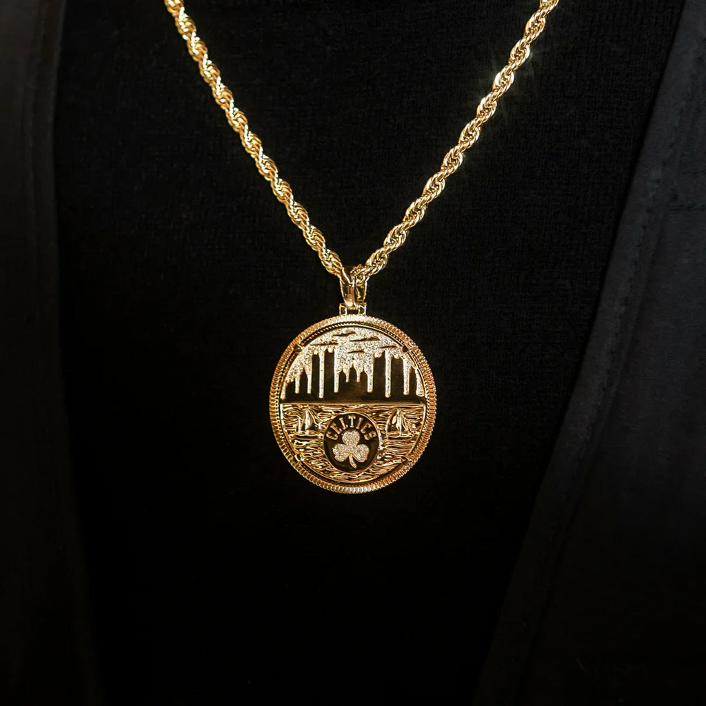 Boston Celtics Official NBA Coin Pendant