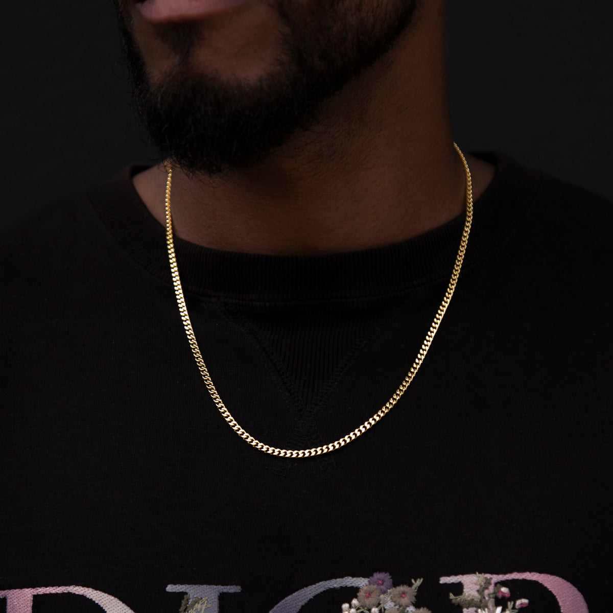 18k Vermeil Micro Cuban
