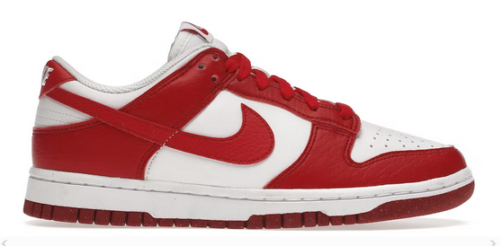 Dunk Low Next Nature White Gym Red (W)