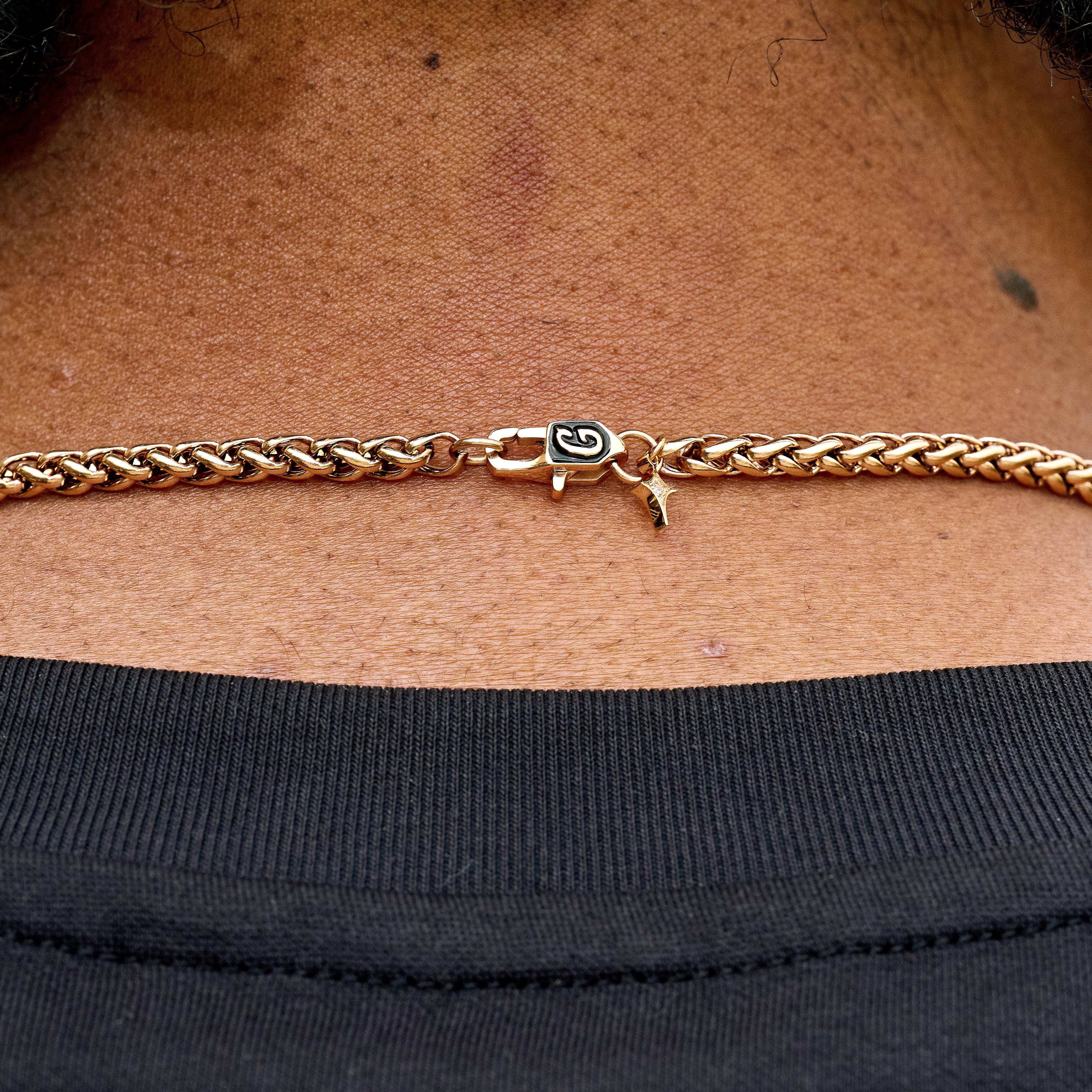Palm Chain in Rose Gold - 4mm