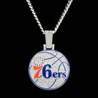 Philadelphia 76ers Official NBA Logo Pendant
