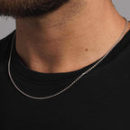 Solid White Gold Rope Chain (1.5mm)