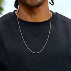 Palm Chain in Rose Gold - 2mm