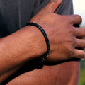 Black Diamond Tennis Chain Bracelet in Black - 5mm