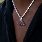 Arkansas Razorbacks Official NCAA Logo Pendant