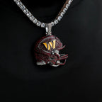2025 Washington Commanders Team Helmet Pendant - White Gold