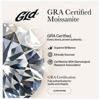 Men's Moissanite 5 Layer Diamond Band Ring in White Gold Vermeil