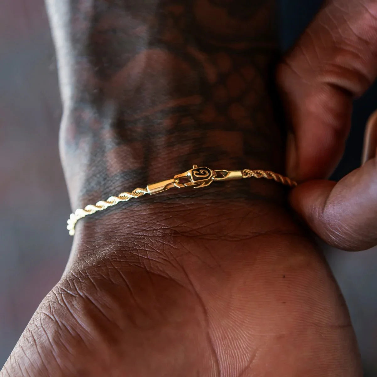 Rope Chain + Bracelet Bundle in Yellow Gold- 2mm