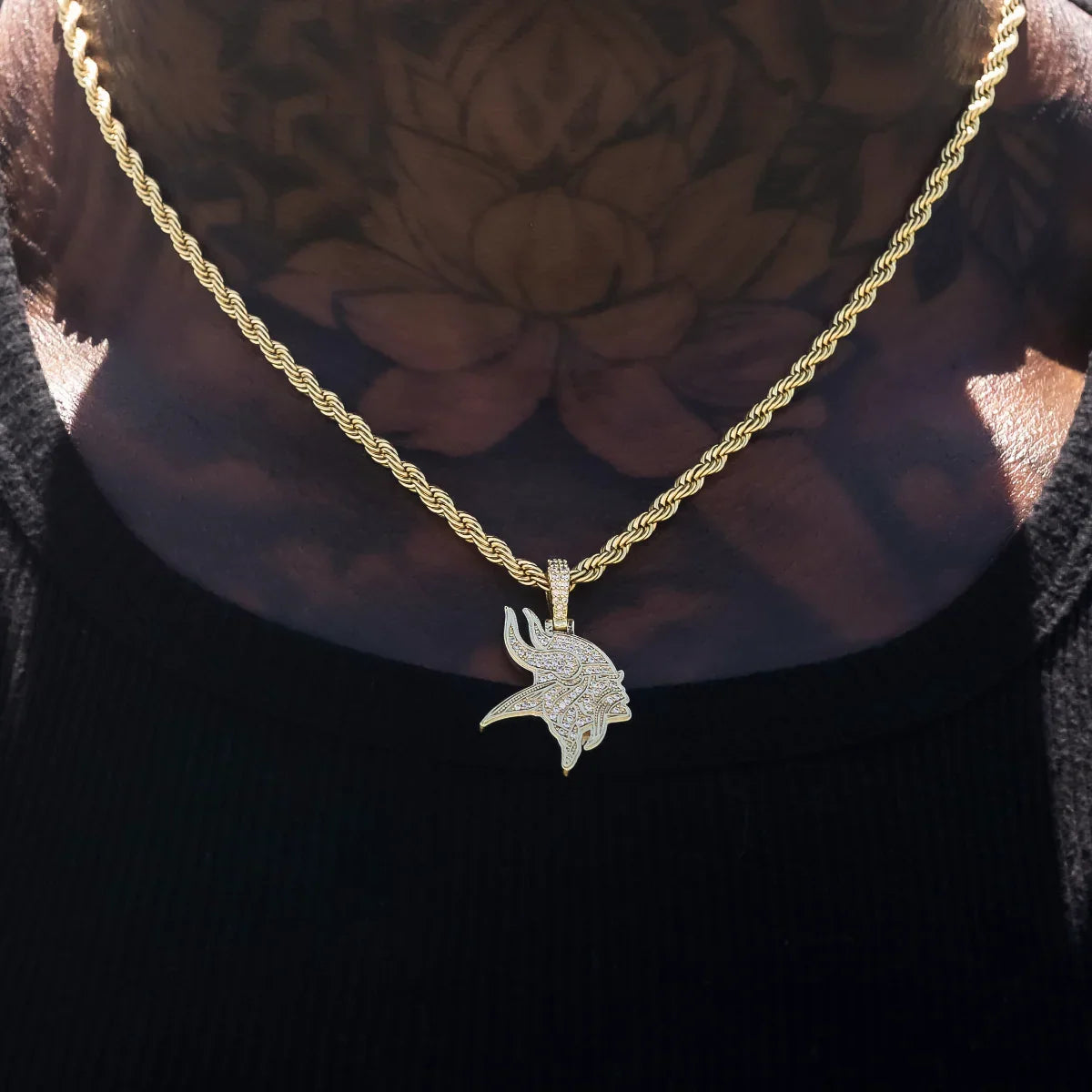 Minnesota Vikings Official NFL Micro Logo Pendant