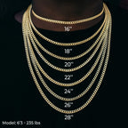 Micro Diamond Cross Pendant + 2MM Rope Chain Bundle in White Gold
