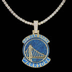 Golden State Warriors Official NBA Logo Pendant