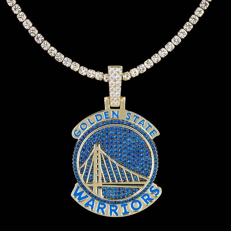 Golden State Warriors Official NBA Logo Pendant
