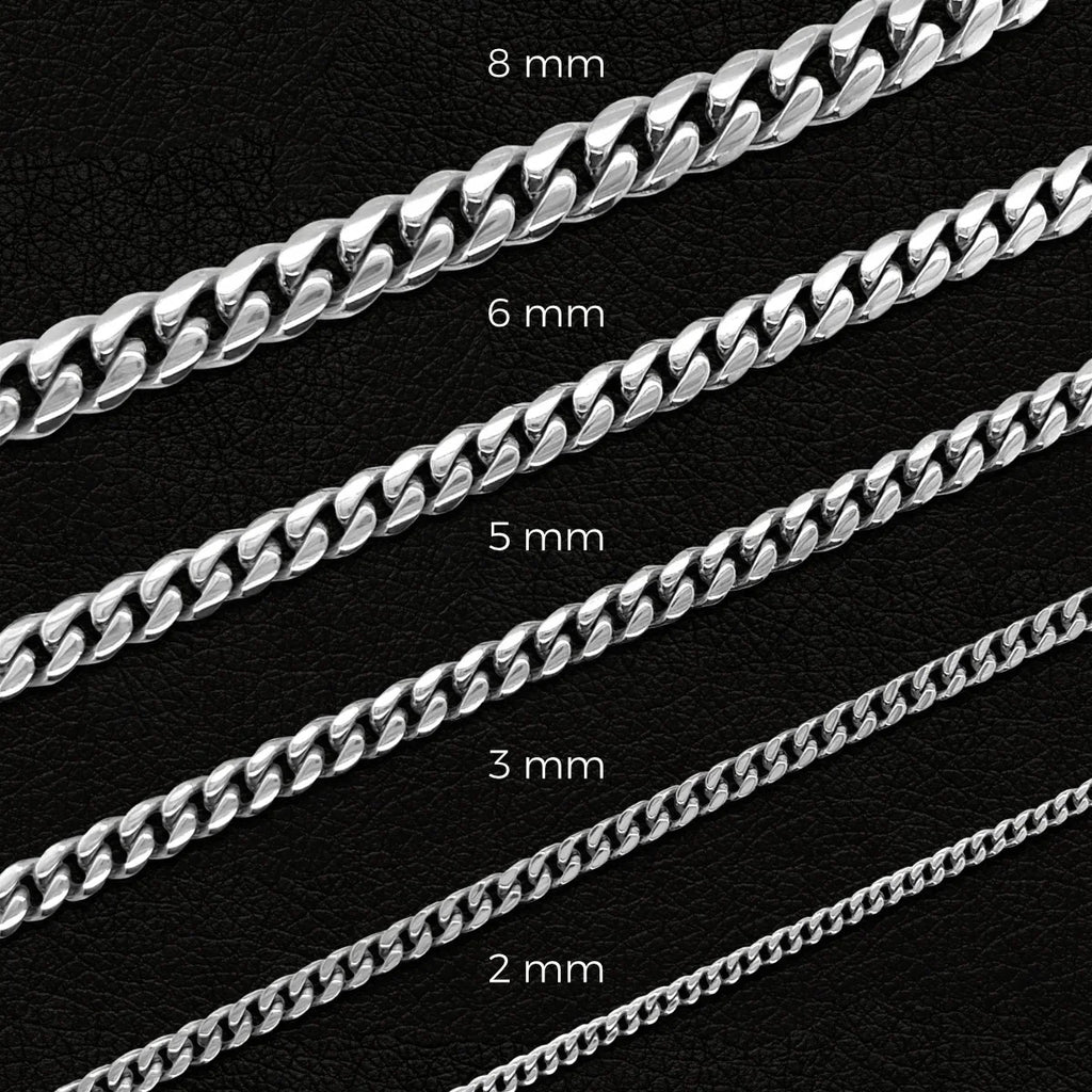 Miami Cuban Chain in White Gold - 5mm