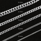 Miami Cuban Chain in White Gold - 5mm
