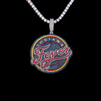 Indiana Fever Official WNBA Logo Pendant in White Gold