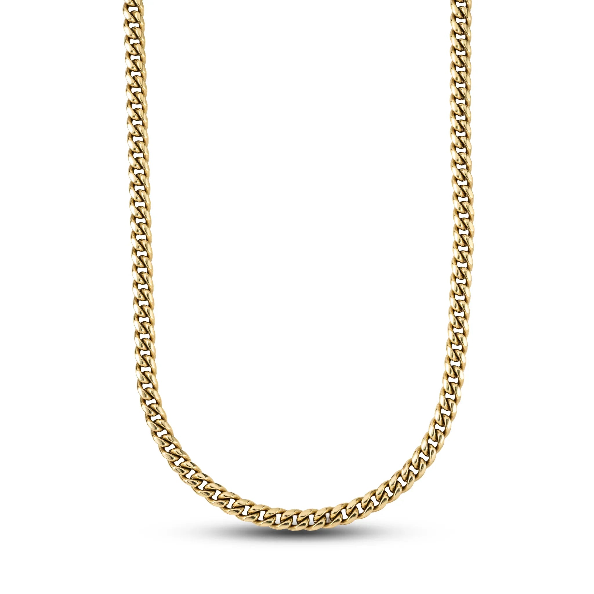 Miami Cuban Chain in Yellow Gold Vermeil - 5mm