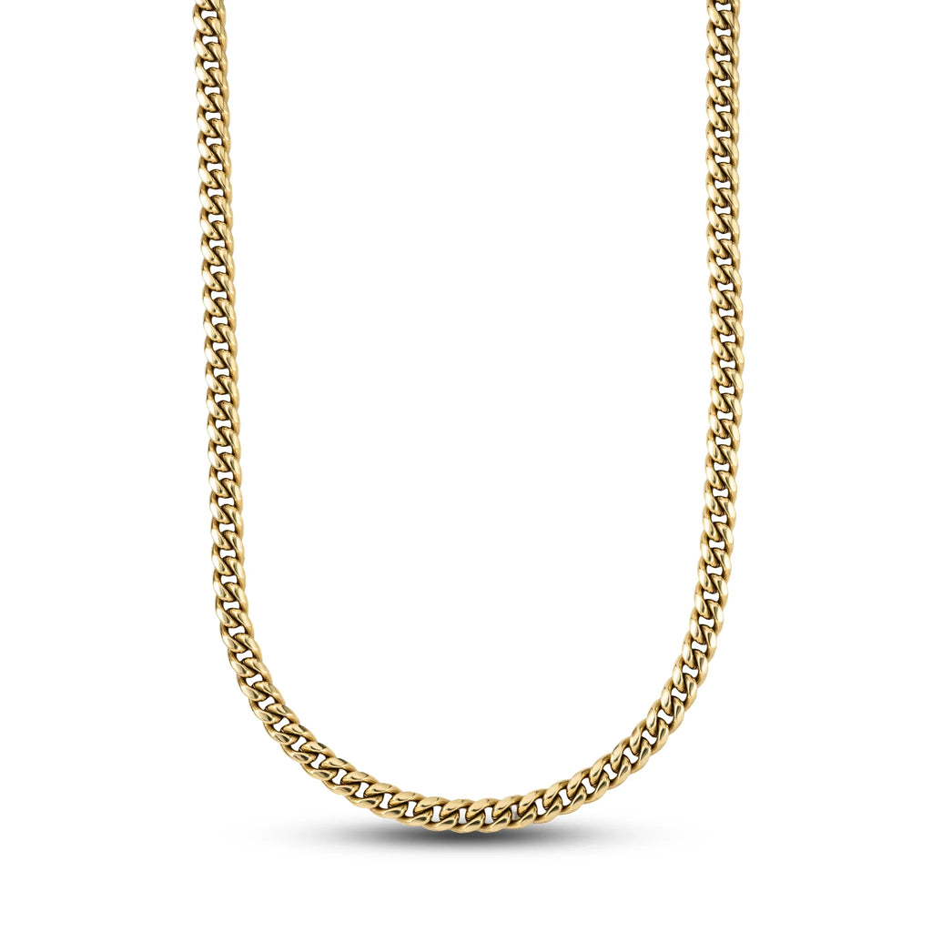 Miami Cuban Chain in Yellow Gold Vermeil - 5mm