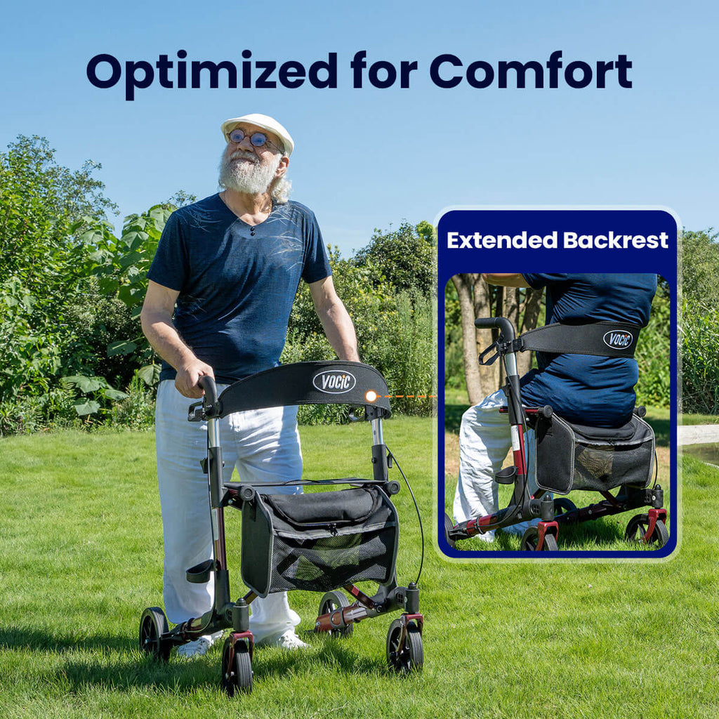 Z23 All Terrain Rollator Walker With Seat