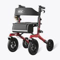 Z57 Outdoor Rollator Walker with 12" All Terrain Big Wheels