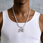 "1of1" Pendant in White Gold