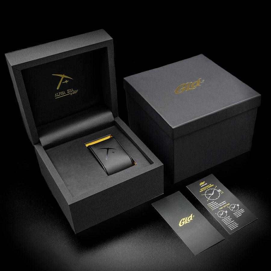 42MM Alpha Era® Gold w/ Rubber Strap