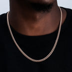 Miami Cuban Chain in Rose Gold- 5mm