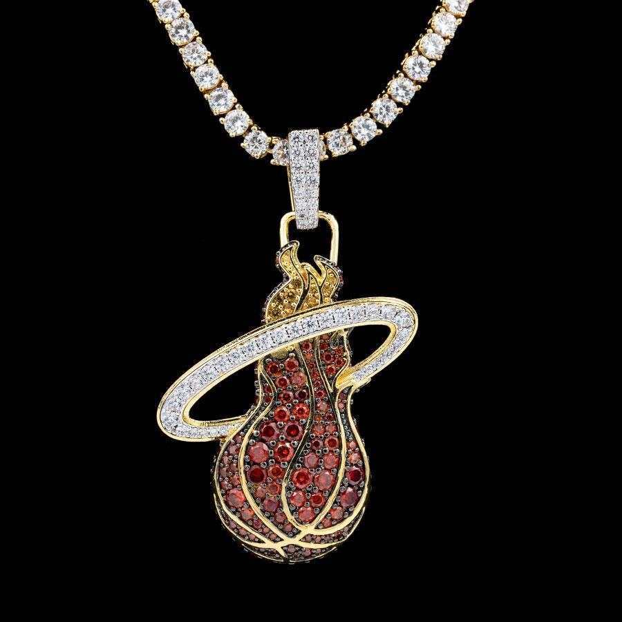 Miami Heat Official NBA Logo Pendant