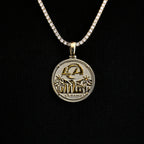 LA Rams Official NFL Coin Pendant in Yellow Gold