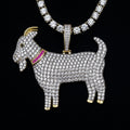 Large GOAT Pendant in Yellow Gold