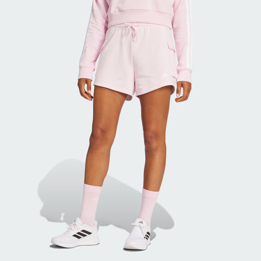 Women's adidas Essentials Small Logo French Terry Cargo Shorts