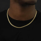 5mm Cuban Chain + Bracelet Bundle - Yellow Gold