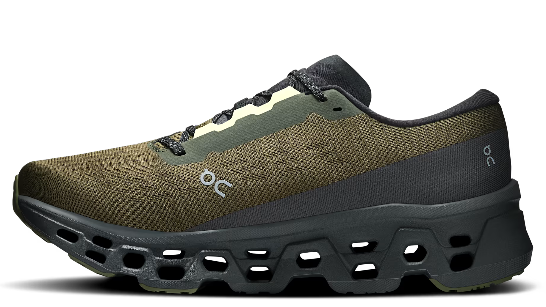 On Running Cloudmonster 3 Olive Eclipse