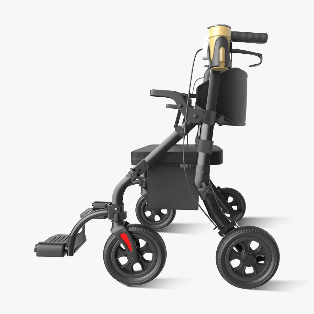 Z59 2 in 1 Heavy Duty Walker Wheelchair Combo