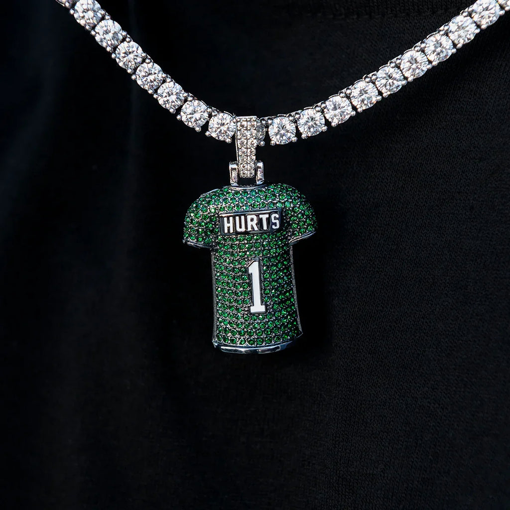 Philadelphia Eagles Jalen Hurts Jersey Pendant